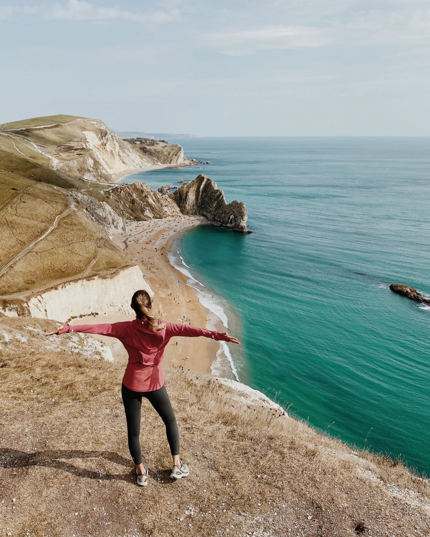 Hike in the Jurassic Coast, England: Durdle Door to Lulworth Cove